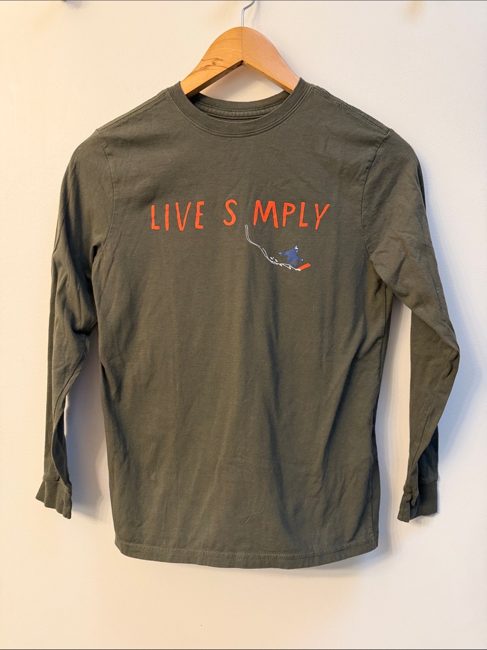 Patagonia live Simply Long Sleeve T Shirt youth large/12